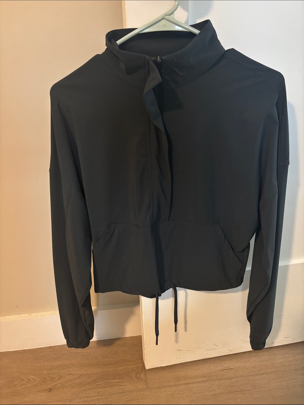 Sweaty Betty Black Half-Zip Lightweight  Jacket